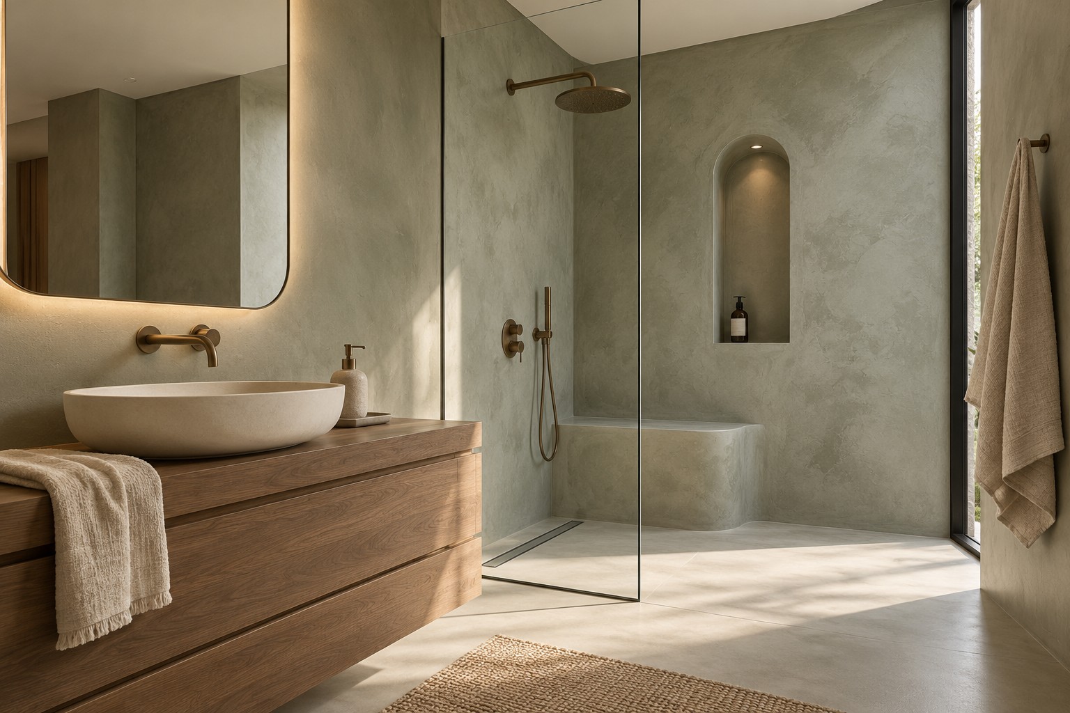 INCISE Microtopping Bathroom
