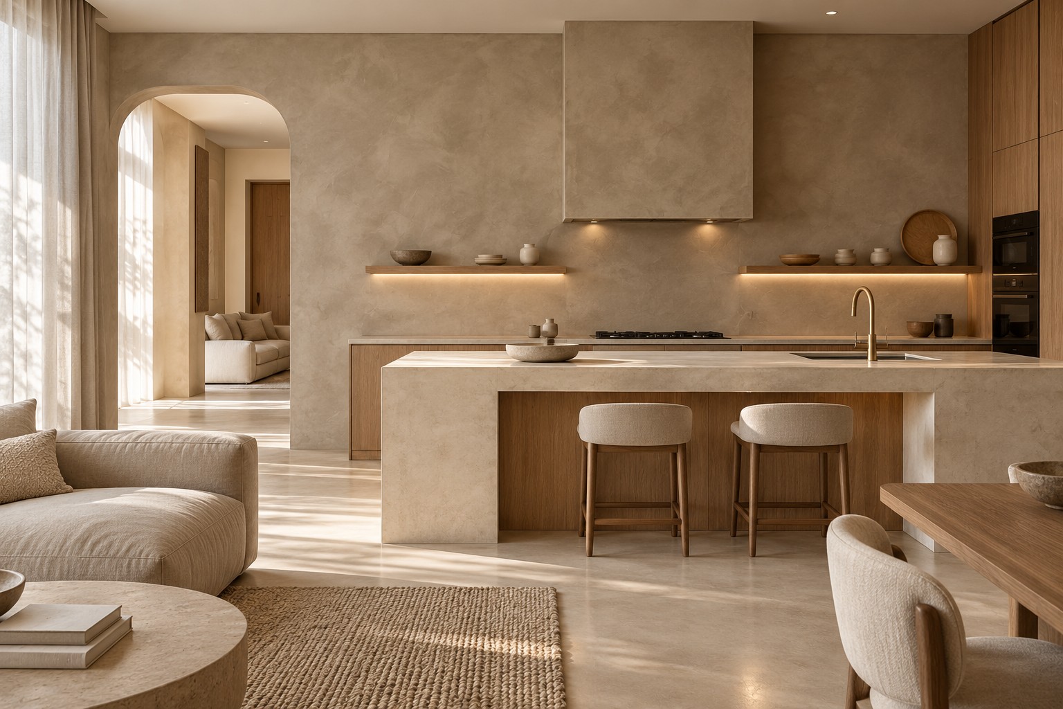 INCISE Microtopping Kitchen and Floor
